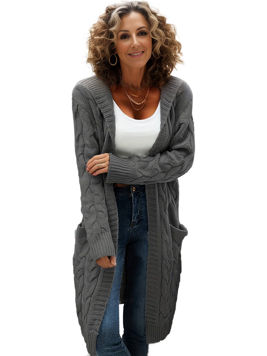Chunky Cable Knit Cardigan