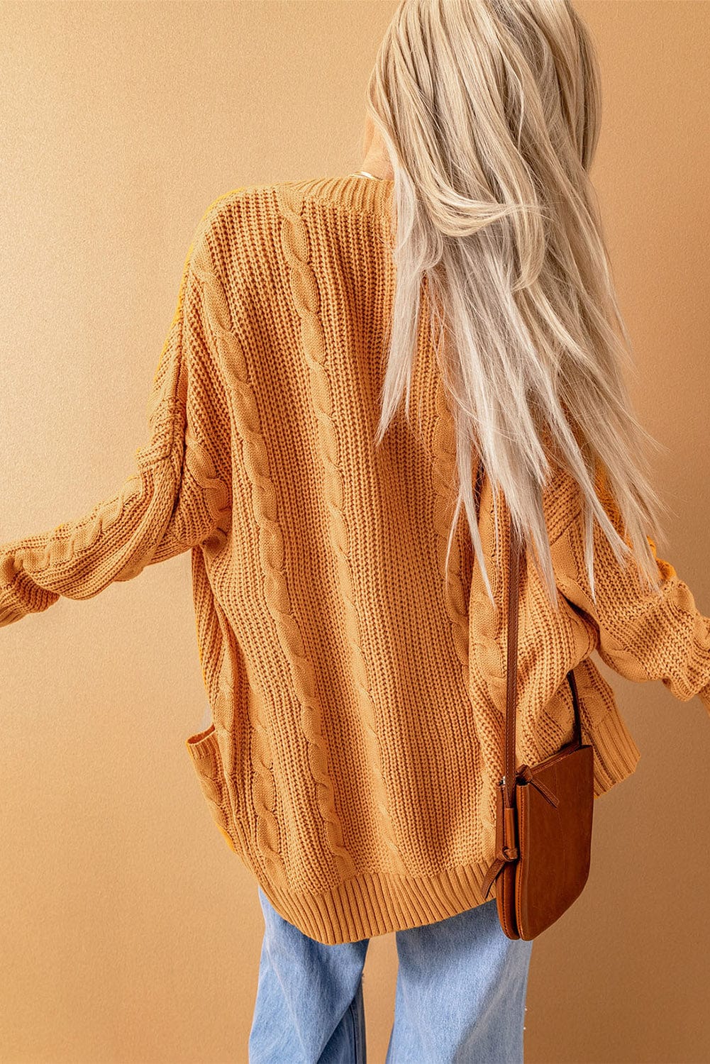 Chunky Cable Knit Cardigan