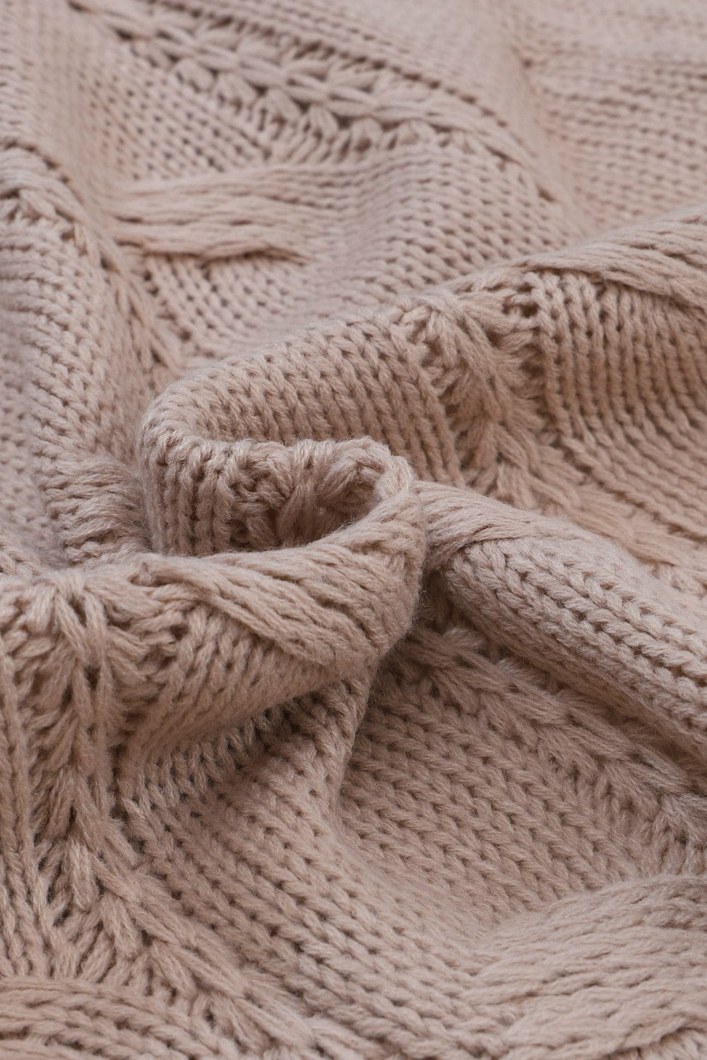 Chunky Cable Knit Cardigan