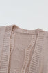 Chunky Cable Knit Cardigan