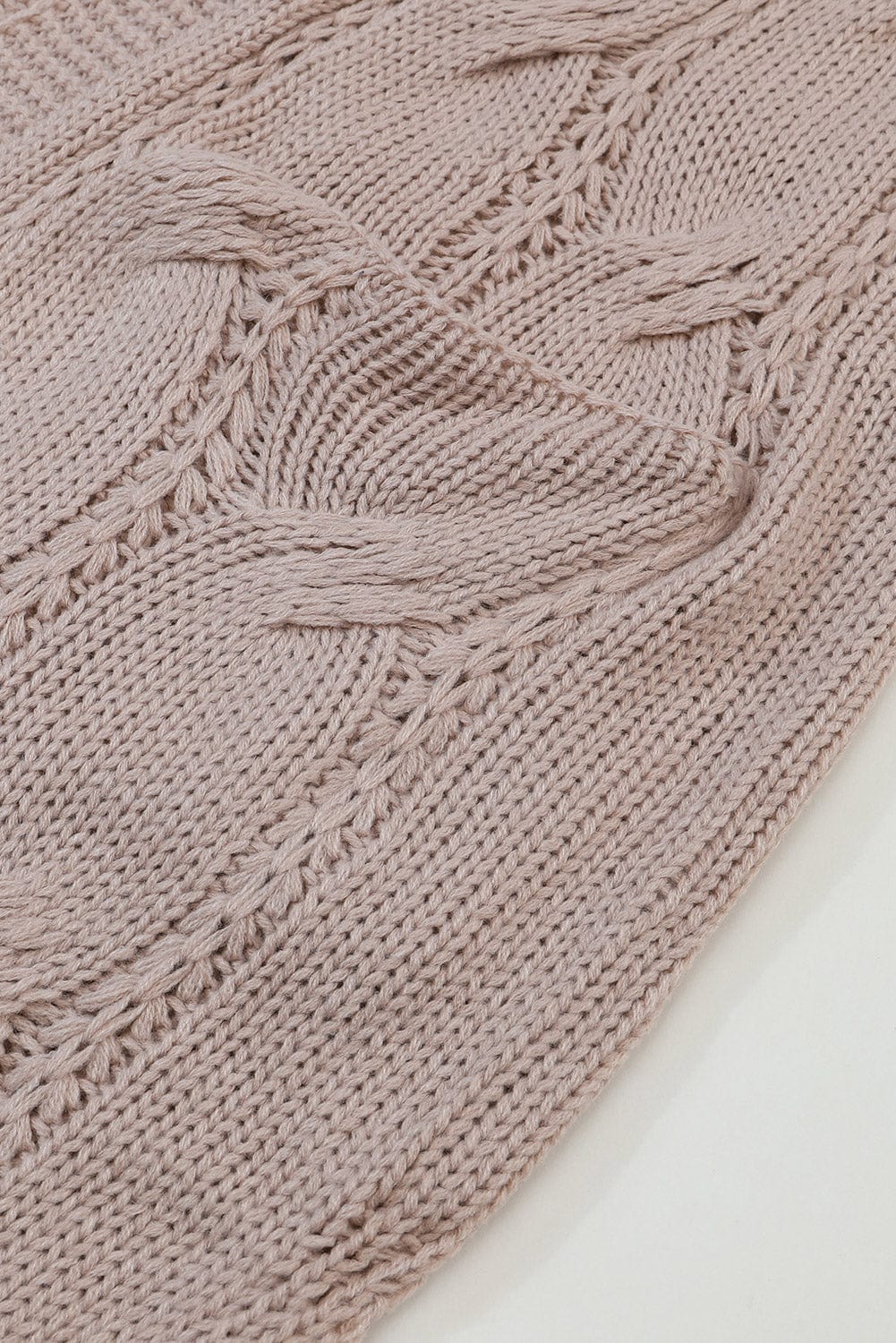 Chunky Cable Knit Cardigan