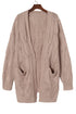 Women's Casual Cable Knit Cardigan