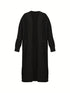 Oversized Knit Cardigan Plus Size