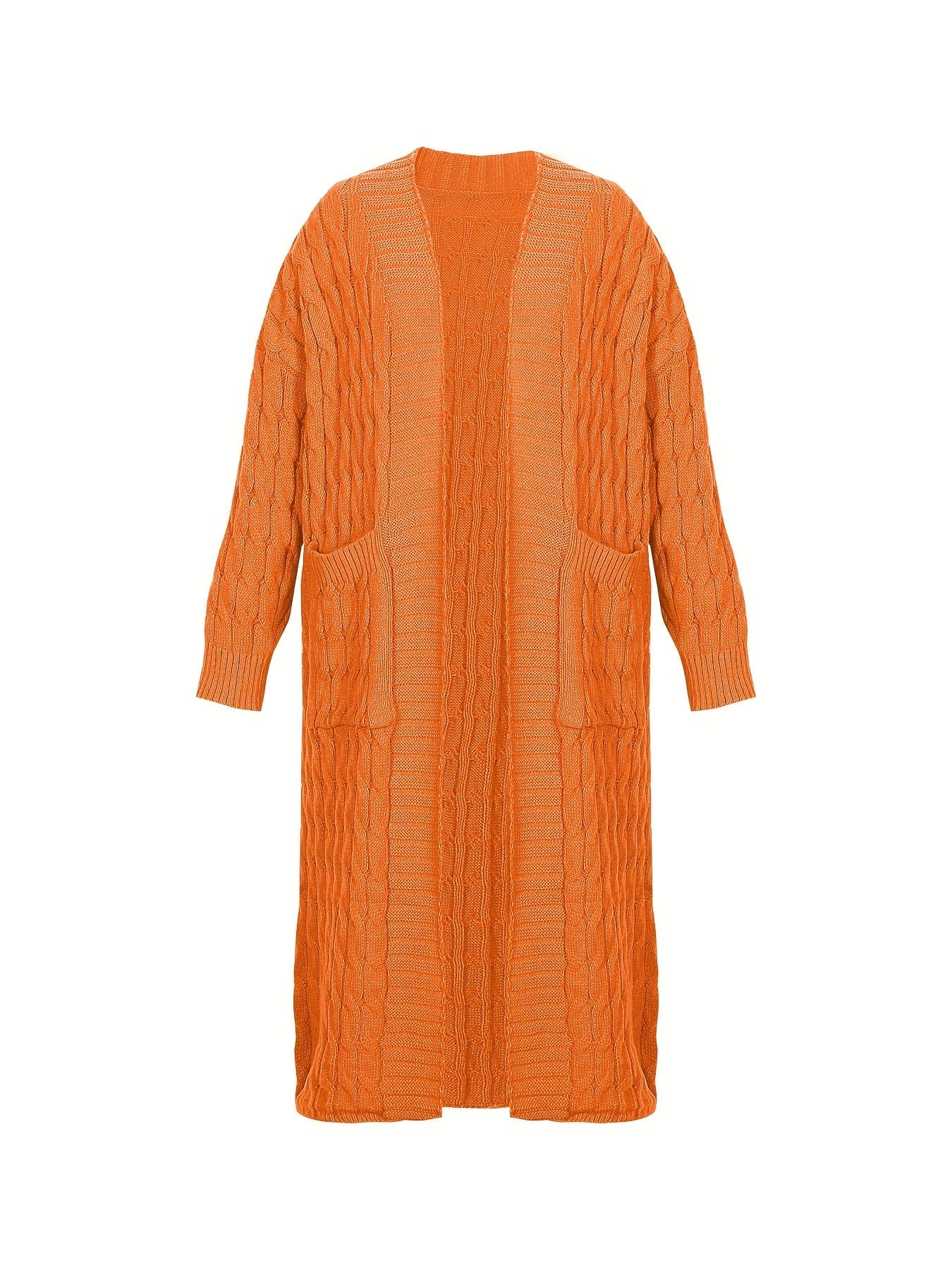 Oversized Knit Cardigan Plus Size