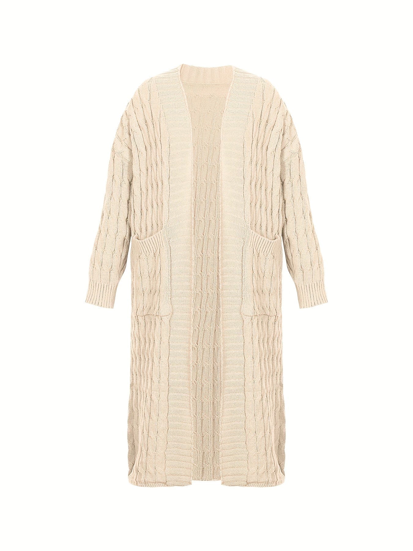Oversized Knit Cardigan Plus Size