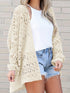 Knitted Open Front Cardigan