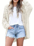 Knitted Open Front Cardigan