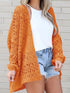 Knitted Open Front Cardigan