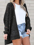Knitted Open Front Cardigan