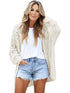 Knitted Open Front Cardigan
