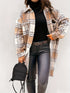 Plus Size Oversized Plaid Shirt