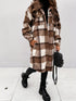Plus Size Oversized Plaid Shirt