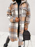 Plus Size Oversized Plaid Shirt
