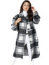 Plus Size Oversized Plaid Shirt
