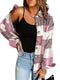 Plus Size Oversized Plaid Shirt