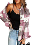 Plus Size Oversized Plaid Shirt