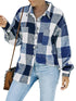 Plus Size Oversized Plaid Shirt