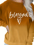 Letter Print Christmas Sweatshirt