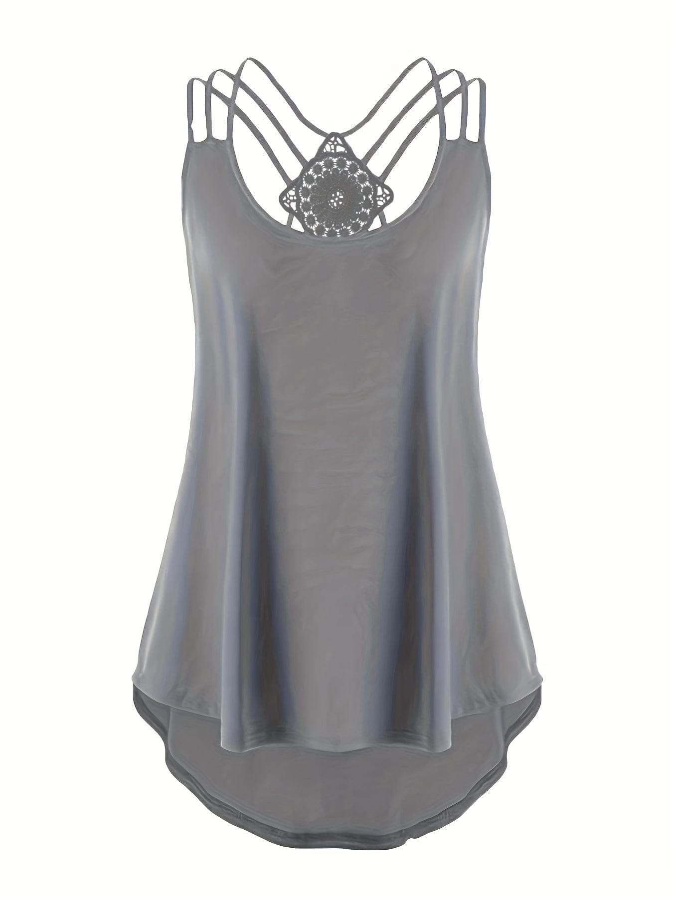 Casual Loose-Fit Criss Cross Cami Tank