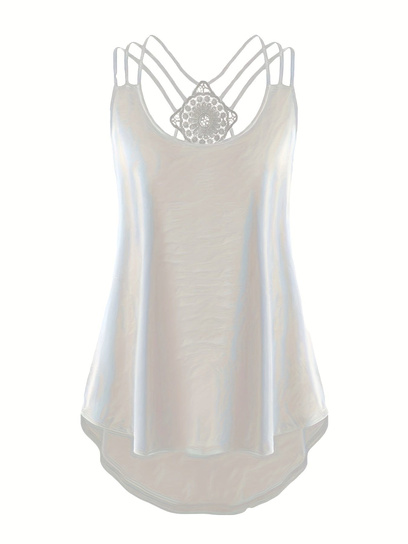 Casual Loose-Fit Criss Cross Cami Tank