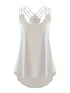 Casual Loose-Fit Criss Cross Cami Tank