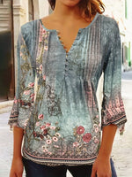 Vintage Style Plus Size Floral Dress