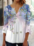 Romantic Plus Size Floral Dress