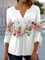 Vintage Style Plus Size Floral Dress