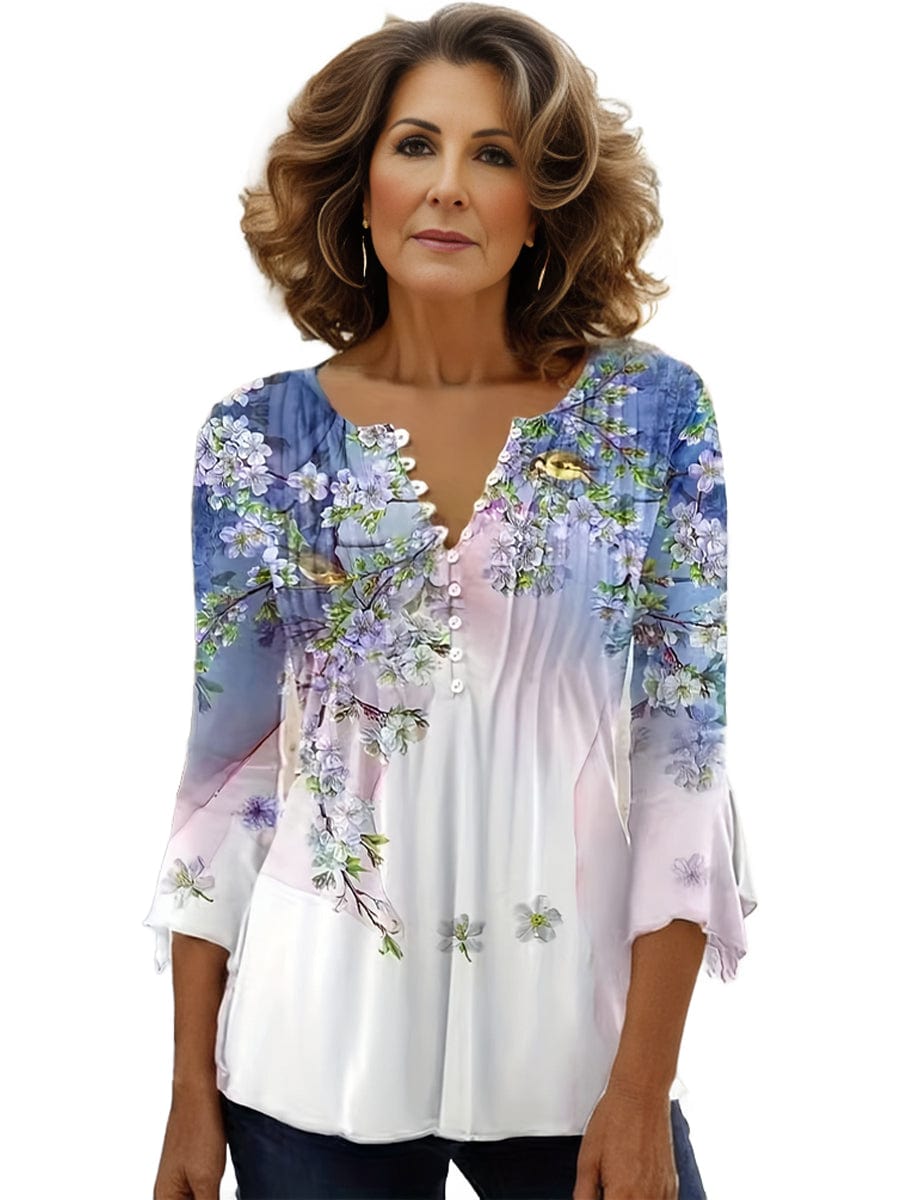 Vintage Style Plus Size Floral Dress
