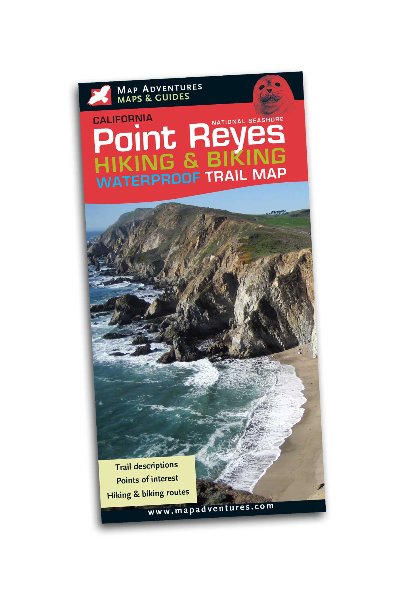 Point Reyes Hiking Trail Map