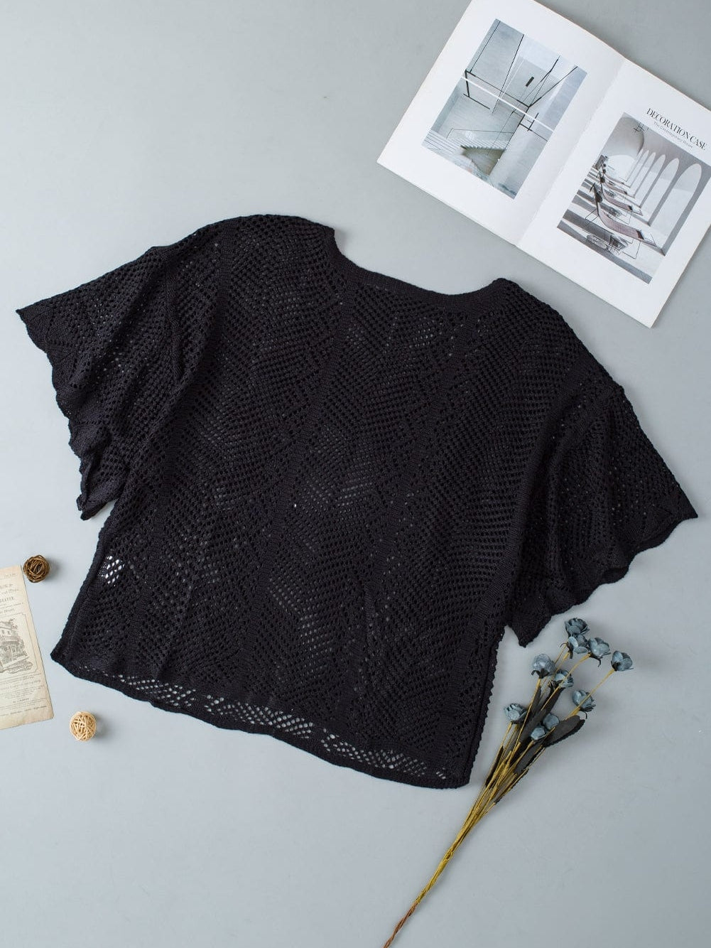 Eyelet Knit Top