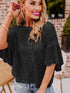 Open Stitch Knit Top