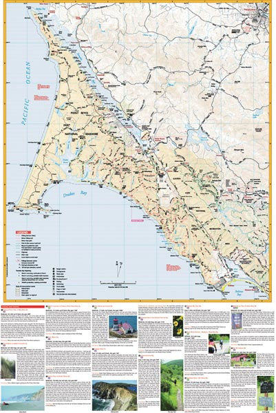 Point Reyes Hiking Trail Map