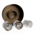 Polished Chrome Cast - Dimmer Knob