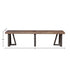 Prairie Dining Bench, Natural/Black