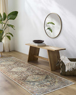 Alfombra lavable de pelo plano vintage Portlaw