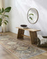 Alfombra lavable de pelo plano vintage Portlaw