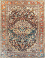 Alfombra lavable de pelo plano vintage Portlaw