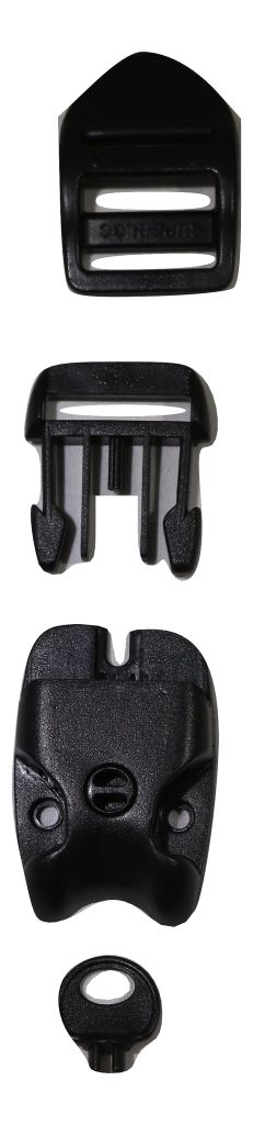 Kit de repuesto de plástico para spa o jacuzzi con hebilla ACW | Paquete de 4