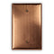 Cobre crudo - 1 placa de pared en blanco