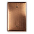 Cobre crudo - 1 placa de pared en blanco