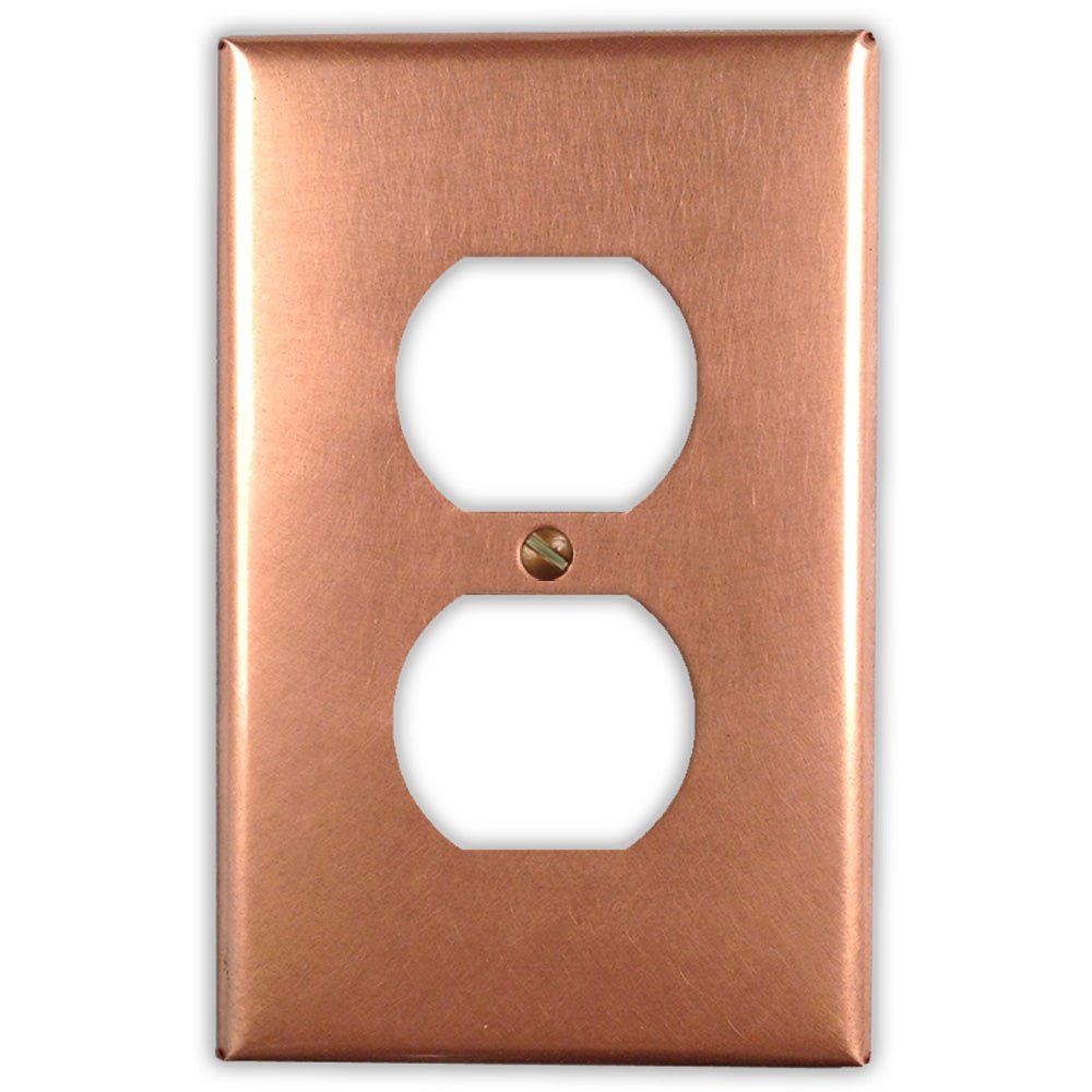 Cobre crudo - 1 placa de pared dúplex