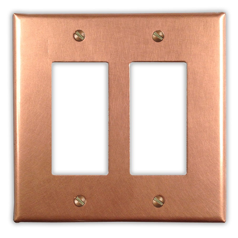Cobre crudo - Placa de pared de 2 balancines