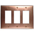 Cobre crudo - Placa de pared de 3 balancines