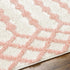 Alfombra de felpa rosa Darva