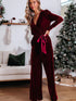 Velvet Jumpsuit for Special Occasions: Make a Statement