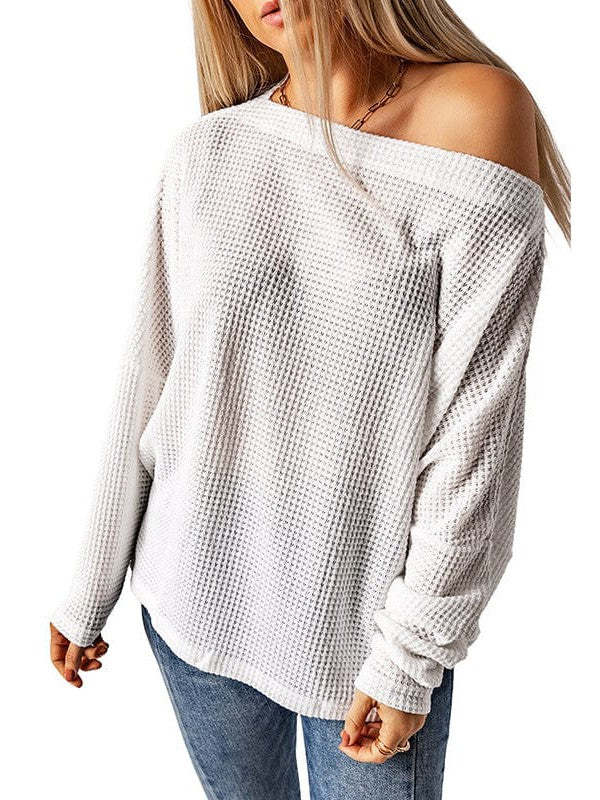 Cozy Crochet Knit Turtleneck Sweater for Women