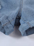 Retro Chic Distressed Denim Shorts