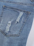 Retro Chic Distressed Denim Shorts