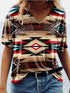Women's Fashionable Geometric Printed T-Shirt
